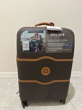 Delsey Paris Brown Hardside Spinner Luggage
